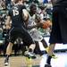 Eastern Michigan junior Glenn Bryant drives against a Purdue defender on Saturday. Daniel Brenner I AnnArbor.com